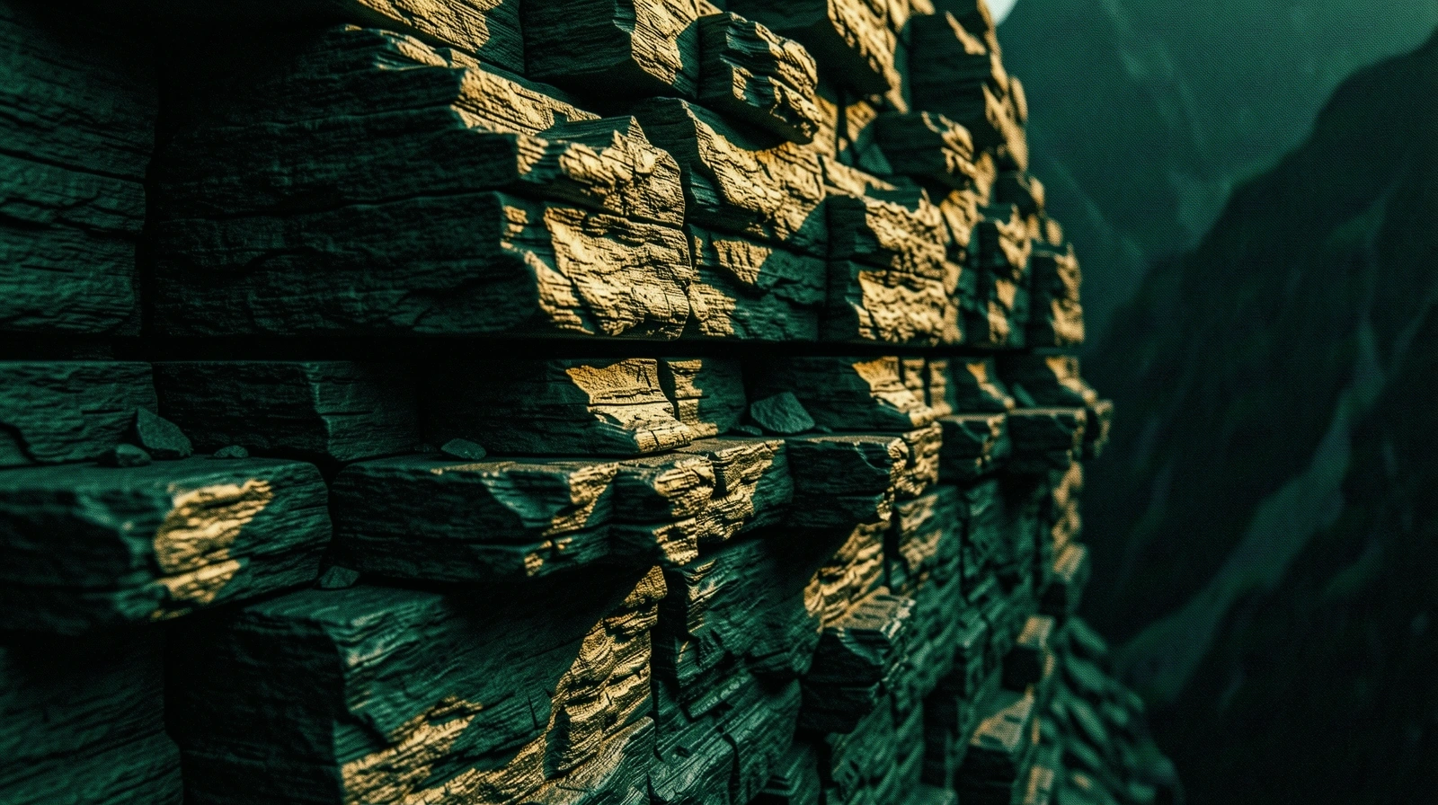 Alpine texture focus